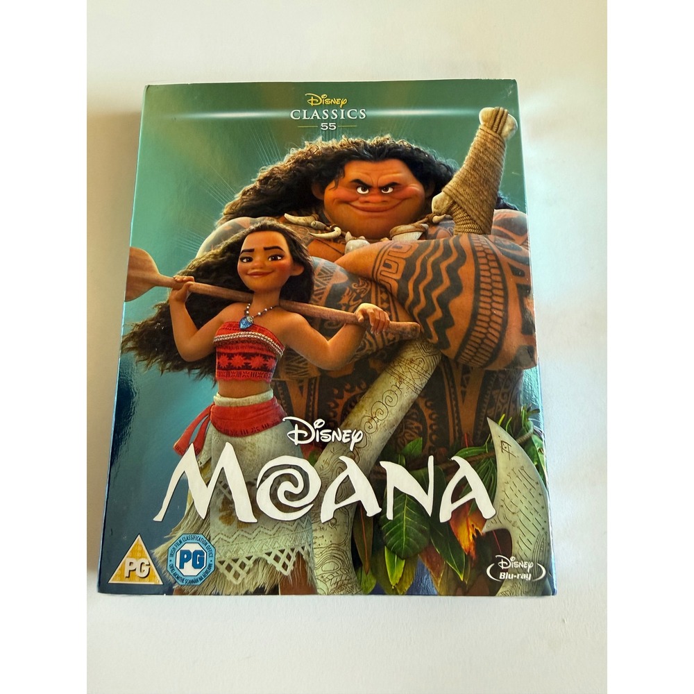 Disney Classics 55 Moana Blu-ray Disc Animated Movie Slipcover- new and sealed